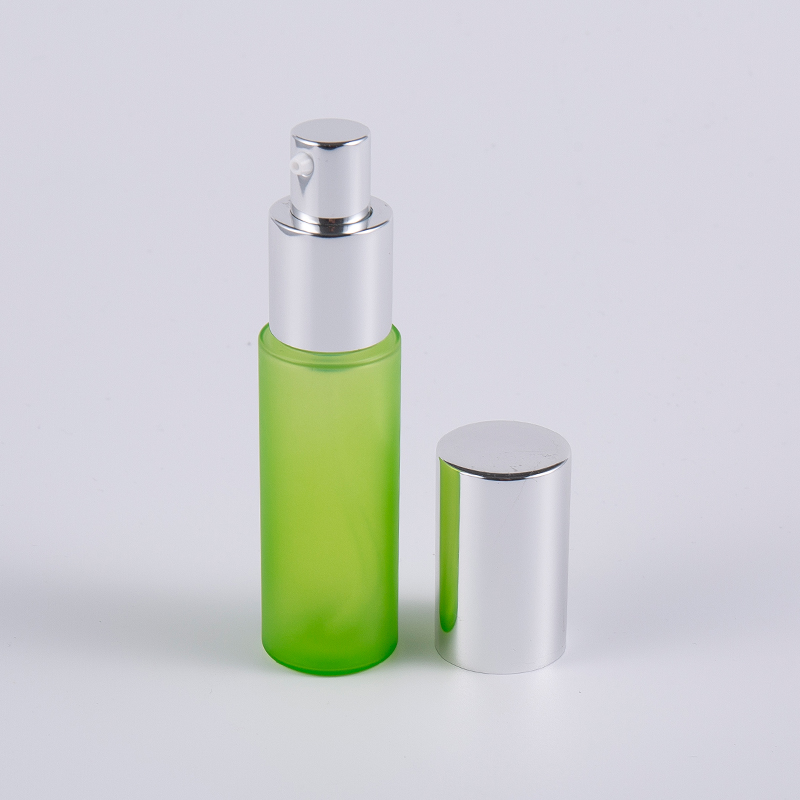 Grøn frost 20ml 30ml PET PETG rund tyk væg lotionflaske med pumpe Grøn frost 20ml 30ml PET PETG rund tyk væg lotionflaske med pumpe
