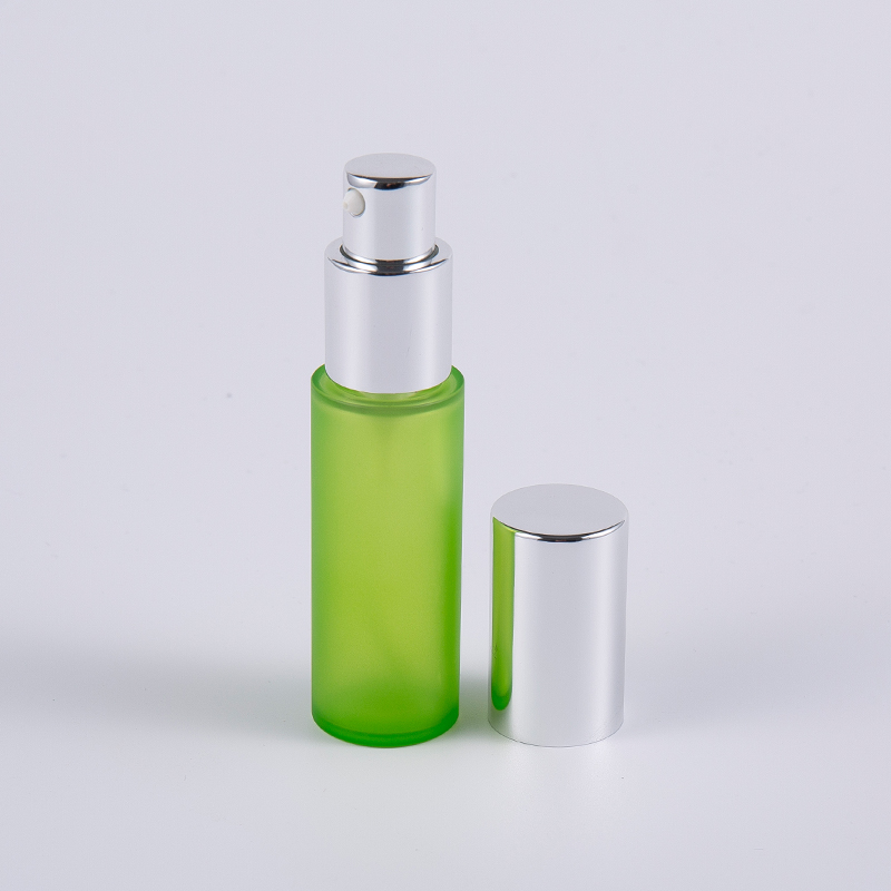 Grøn frost 20ml 30ml PET PETG rund tyk væg lotionflaske med pumpe Grøn frost 20ml 30ml PET PETG rund tyk væg lotionflaske med pumpe