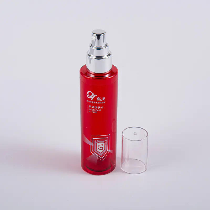 Bærbar beholder designet 120 ml rund rensetonerflaske
