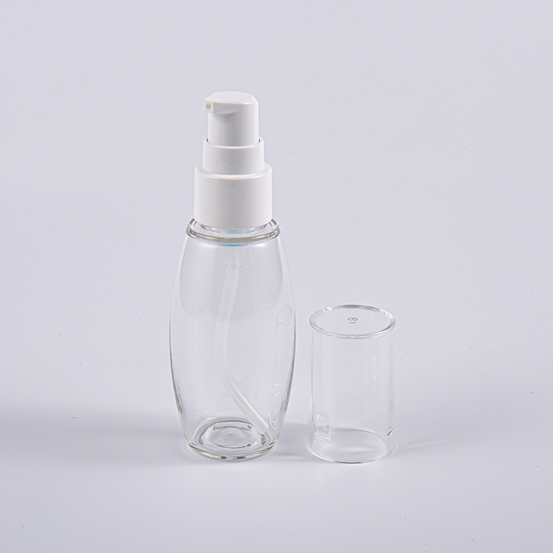 Rejser Brug 50 ml PETG kugleformet flaske med pumpe