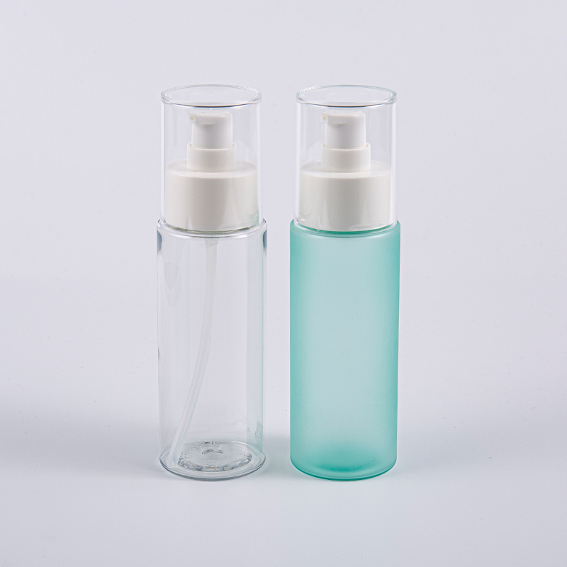 Runde 100 ml Frost PET ansigtstonerflasker