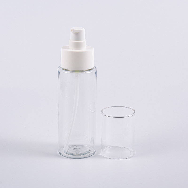 Runde 100 ml Frost PET ansigtstonerflasker