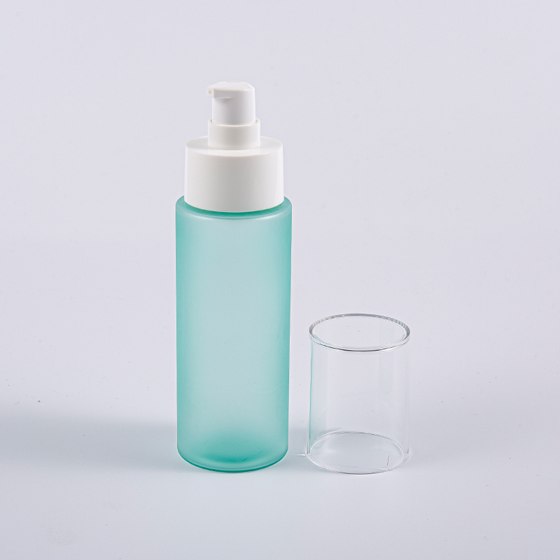 Runde 100 ml Frost PET ansigtstonerflasker