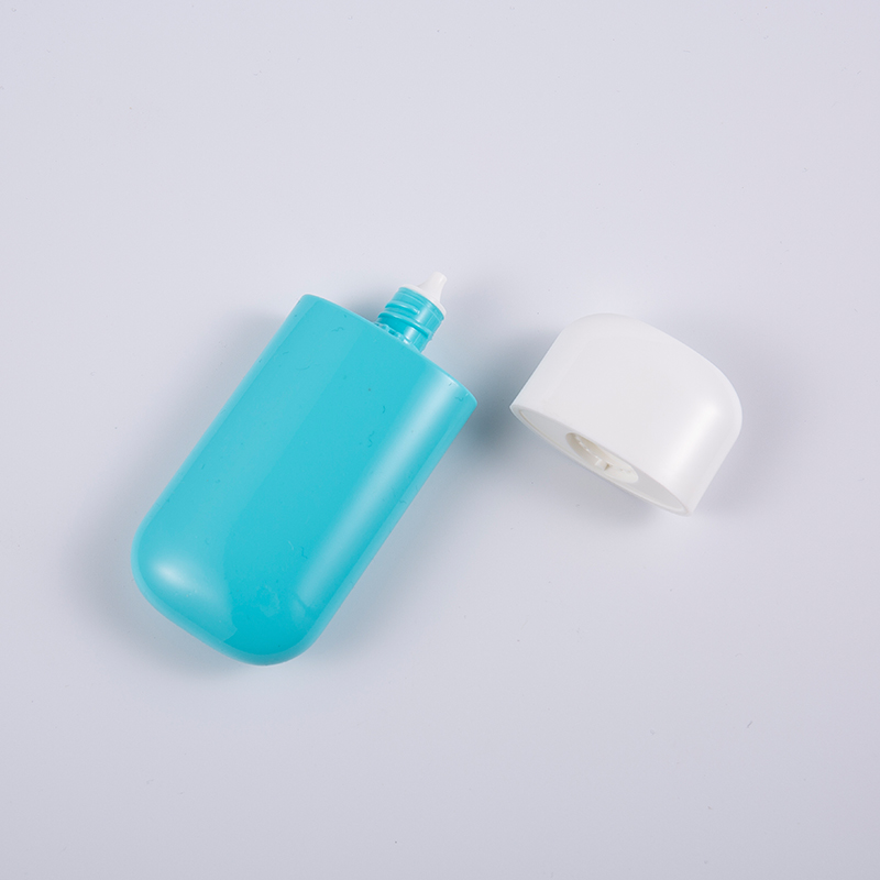 30 ml & 50 ml blå PE solcremeflaske med UV-beskyttelse