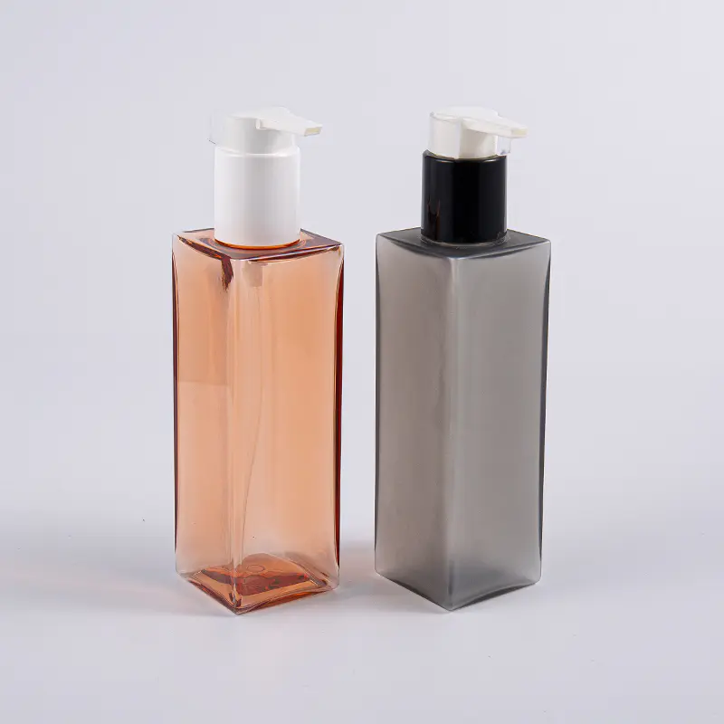 Personlig pleje 150ml Square Shape PETG Lotion Pump Bottle