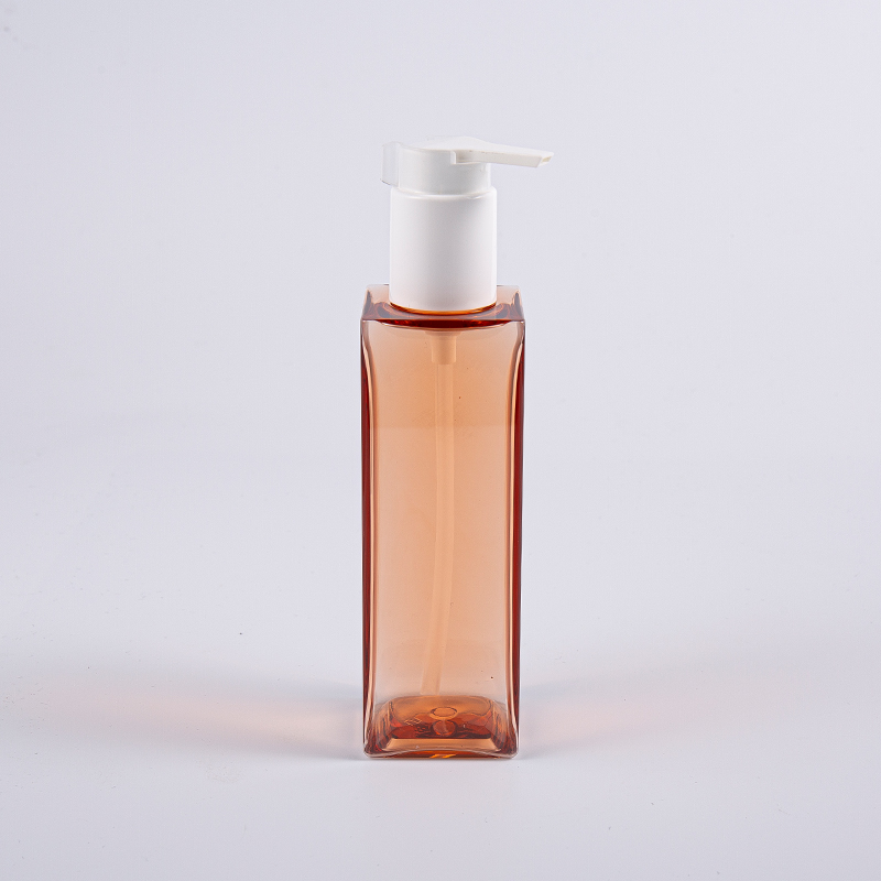 Personlig pleje 150ml Square Shape PETG Lotion Pump Bottle