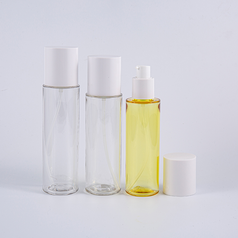 Personlig pleje 130 ml 170 ml 200 ml rund form Petg Lotion pumpeflaske