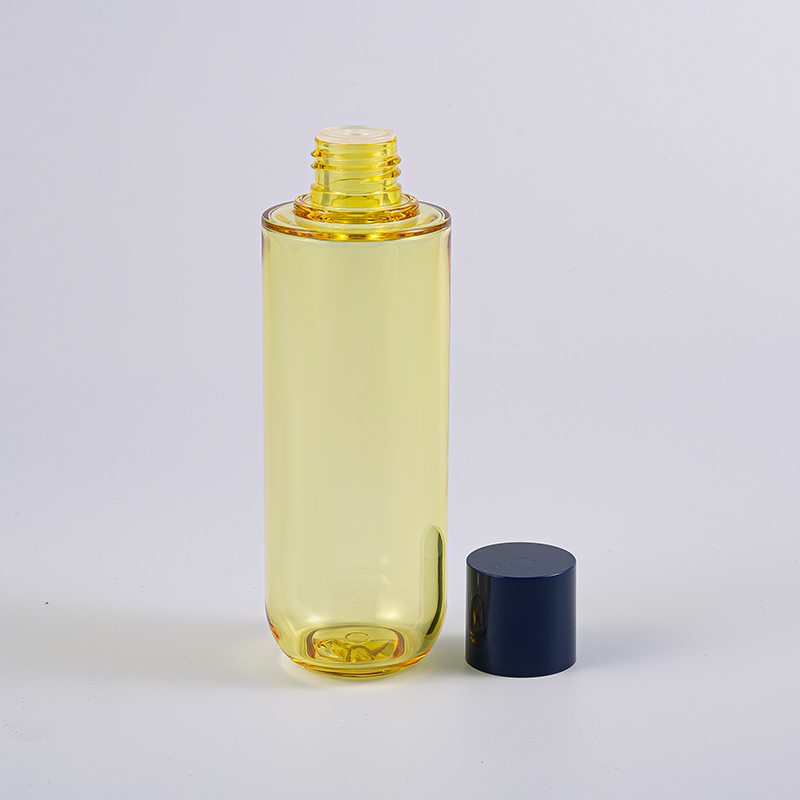 Højkvalitets 180 ml rund lotionflaske med rund skruelåg og små indsatser