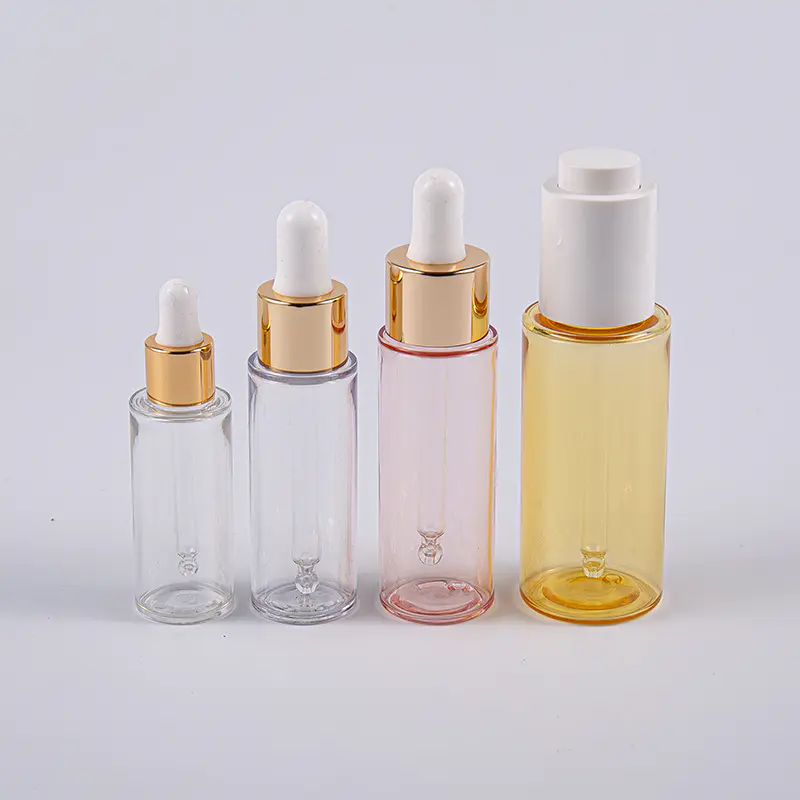 Rejsebrug 10ml 20ml 30ml 50ml slim PETG Lotionflaske med pumpe