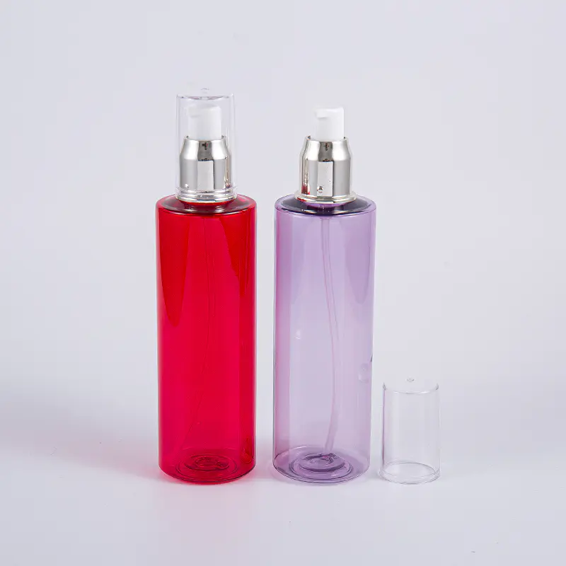 Runde 200 ml PET-tonerflasker til ansigtet