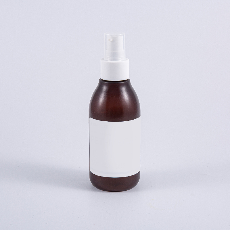 PP plast 160 ml flerlags frostet mat lotionflaske med pumpedispenser